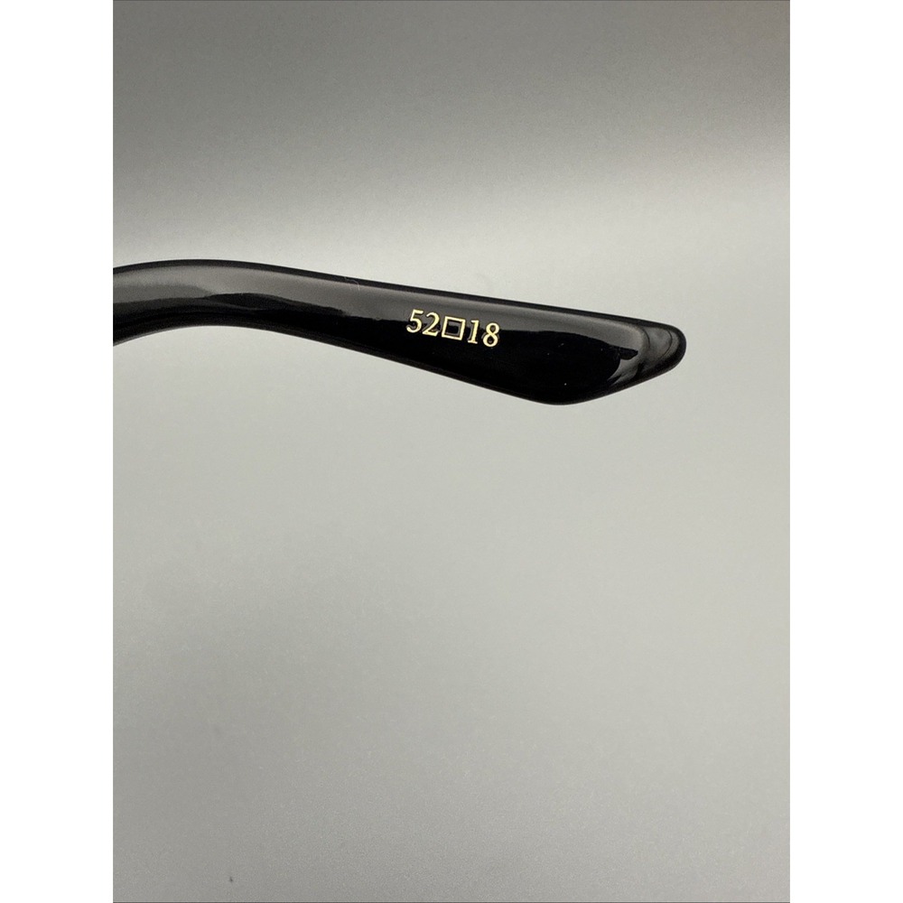 DEZI "ON READ" AUTHENTIC SUNGLASSES BLACK CAT EYE GRAY LENS 52–18 MODERN TREND - Picture 10 of 10